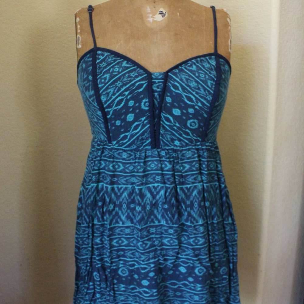 Billabong Turquoise Patterened Dress